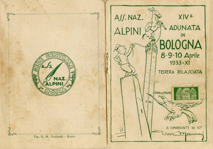 14° Adunata Nazionale Bologna 1933