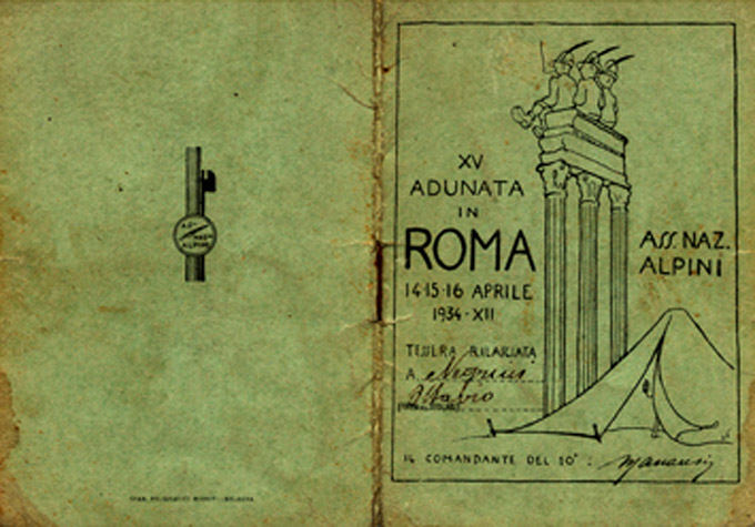 15 Adunata Nazionale Alpini Roma 1934