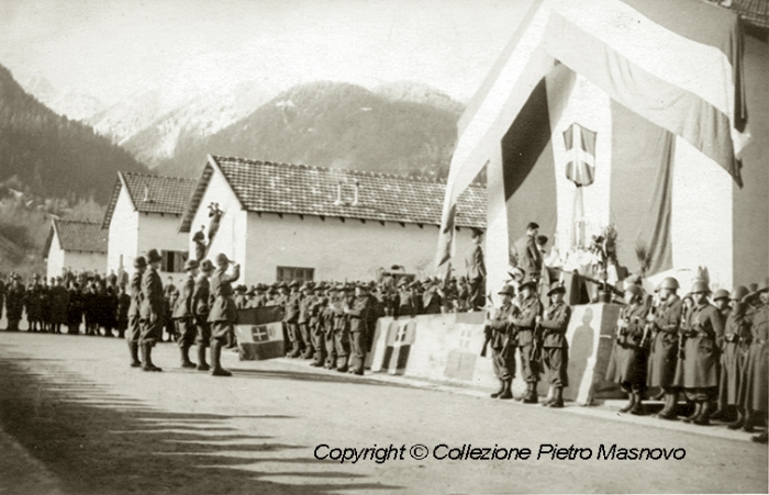 Tarvisio Rientro Bandiera del 6° 25-03-1943 XXI EF