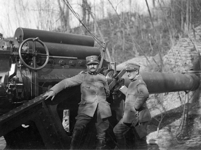 L'artiglieria nella 1° guerra mondiale