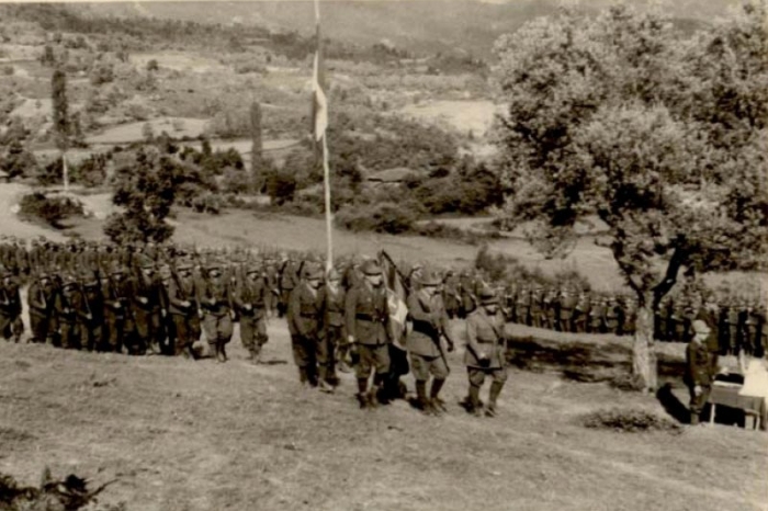 Cerimonia del 5° Alpini Btg Morbegno