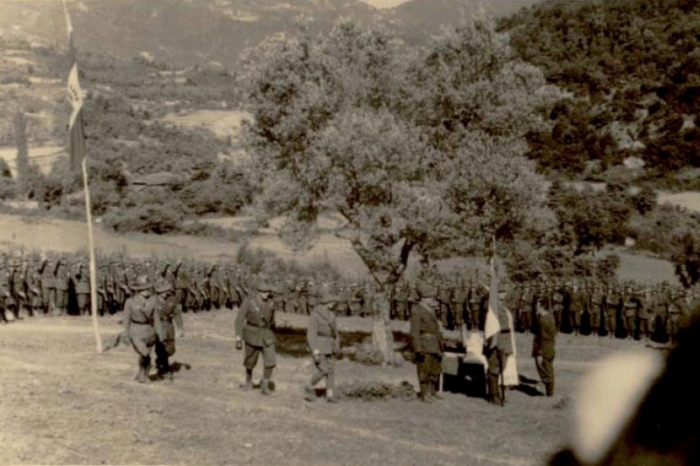 Cerimonia del 5° Alpini Btg Morbegno