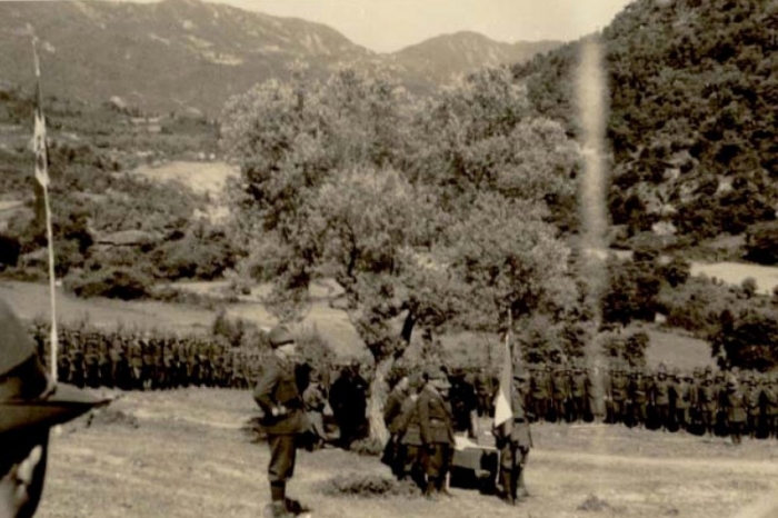 Cerimonia del 5° Alpini Btg Morbegno