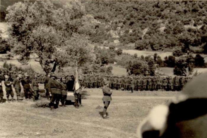 Cerimonia del 5° Alpini Btg Morbegno